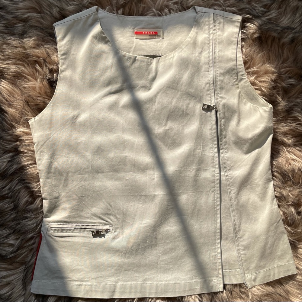 Vintage Prada shirt / vest